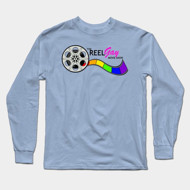 Reel Gay Movie Show Logo Long Sleeve T-Shirt by ReelGayMovieShow